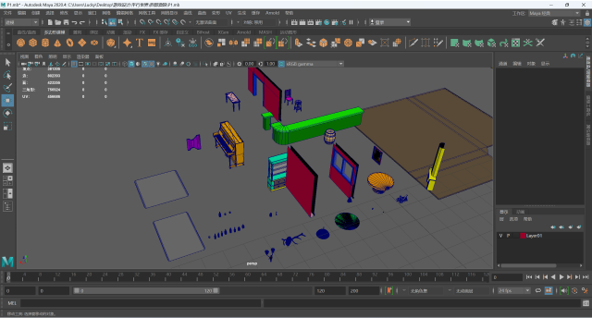 Saloon MAYA