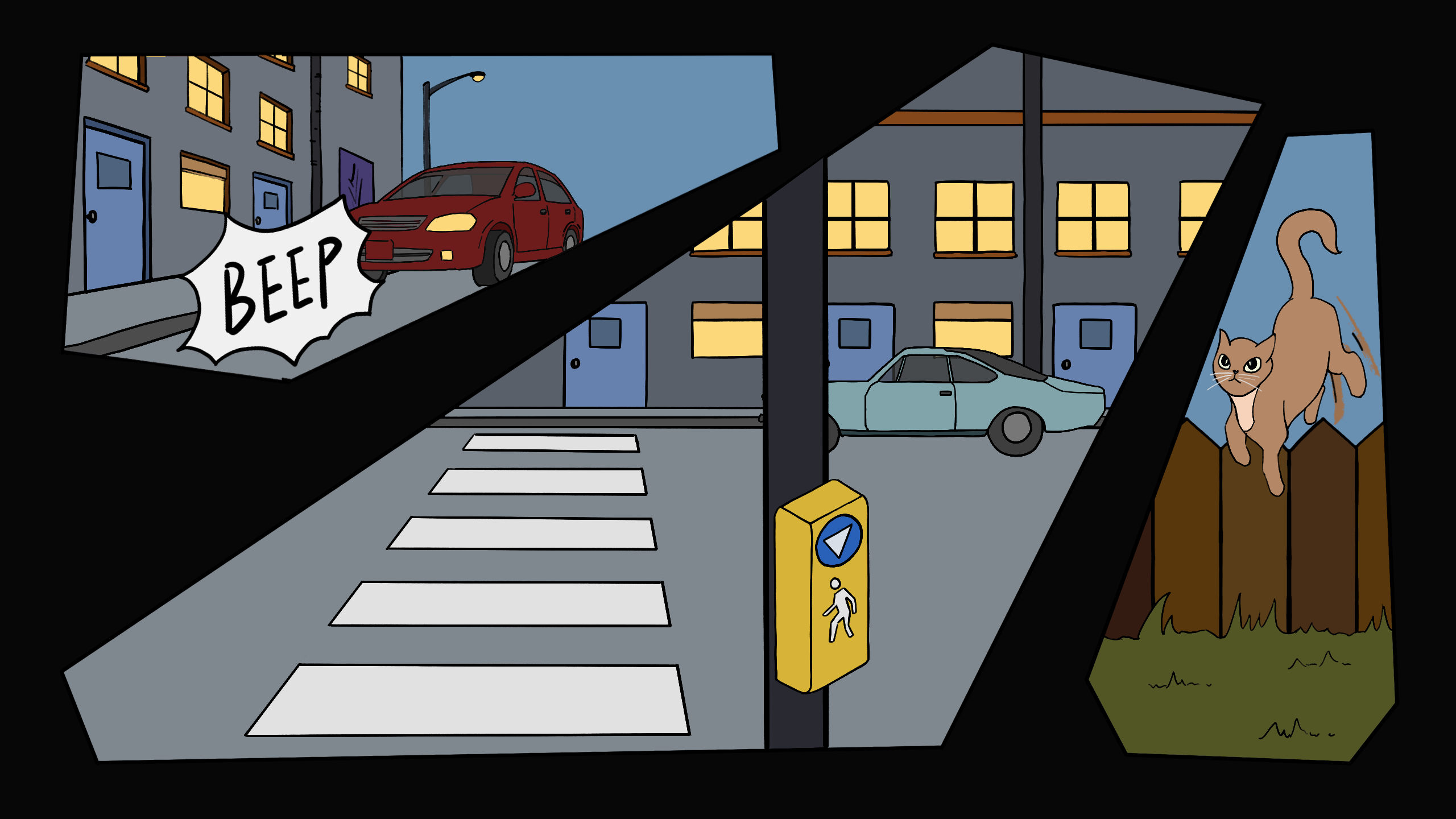 Comic scene